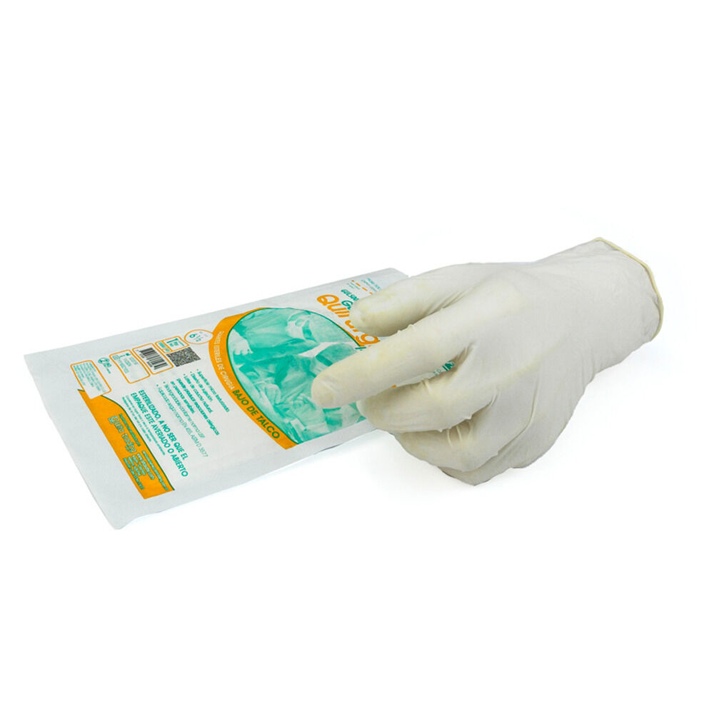 Guante-Esteril-Quirurgicos-Ref-Guls007-Alfa-Safe-Talla-6-1/2-Sobre-X-1-Par-imagen